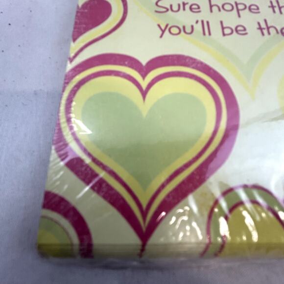 2 packs of 8 Birthday Invitations Hearts Tender Thoughts USA NWT girl love - Picture 5 of 6